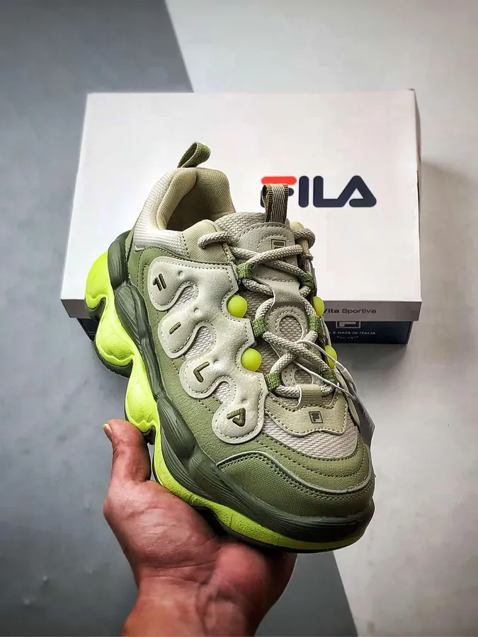 Fila Pease Bean Shoe Gray Green