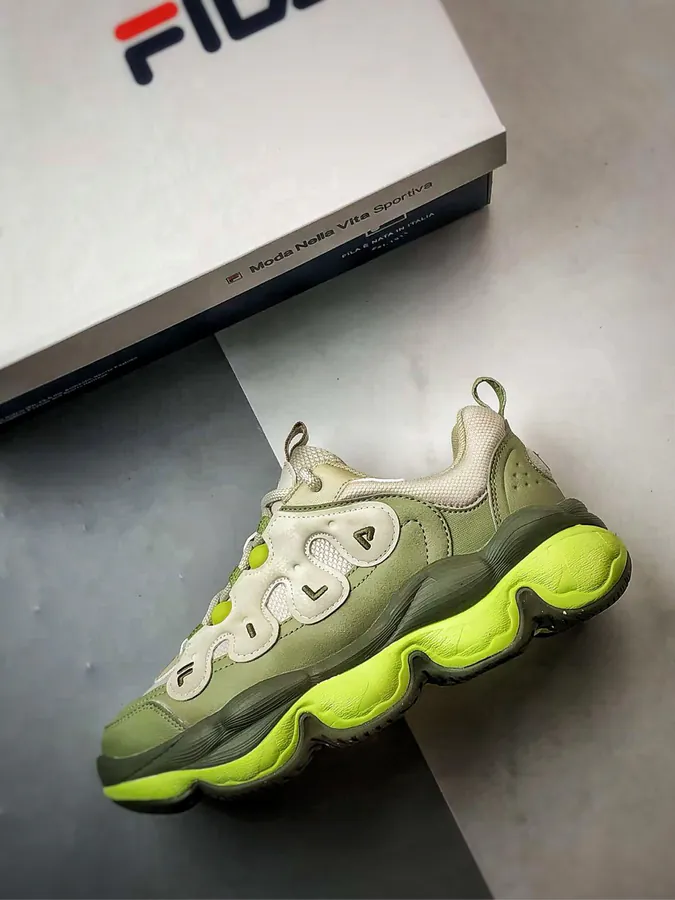 Fila Pease Bean Shoe Gray Green