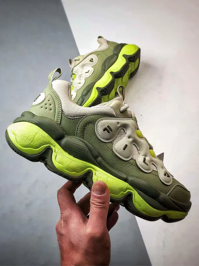 Fila Pease Bean Shoe Gray Green