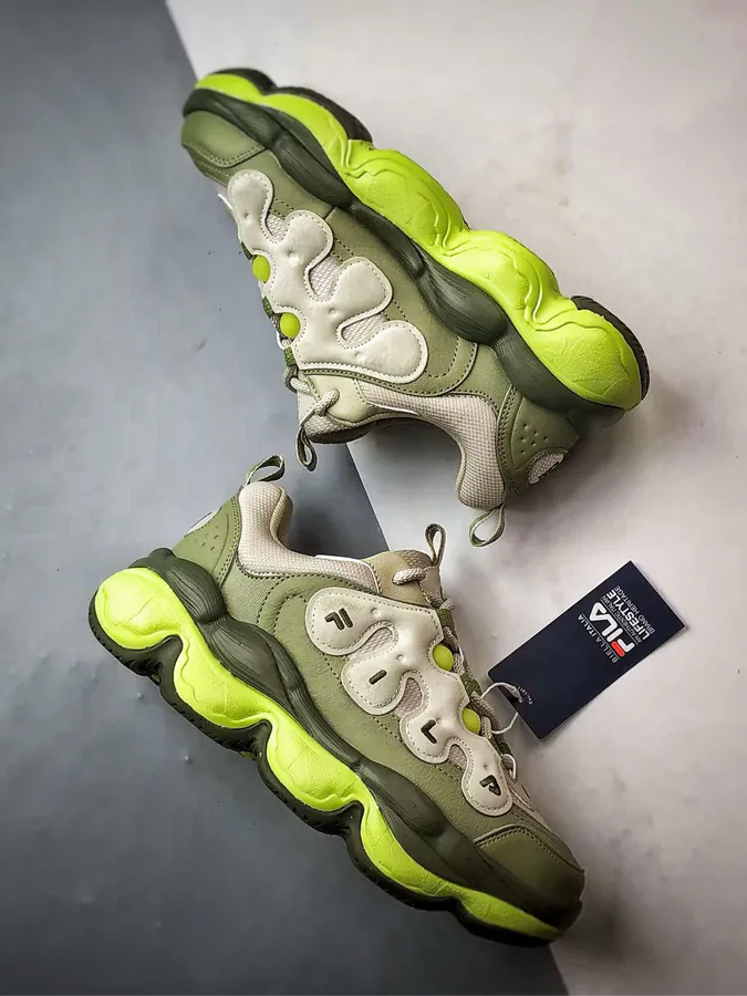 Fila Pease Bean Shoe Gray Green