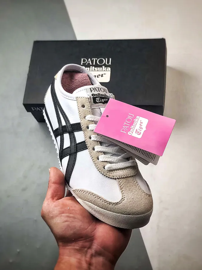 Patou x Asics Mexico 66 White Black