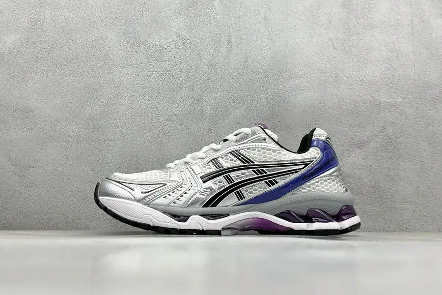 Asics Gel Kayano 14 Sporty Running Shoes with Breathable Fabric
