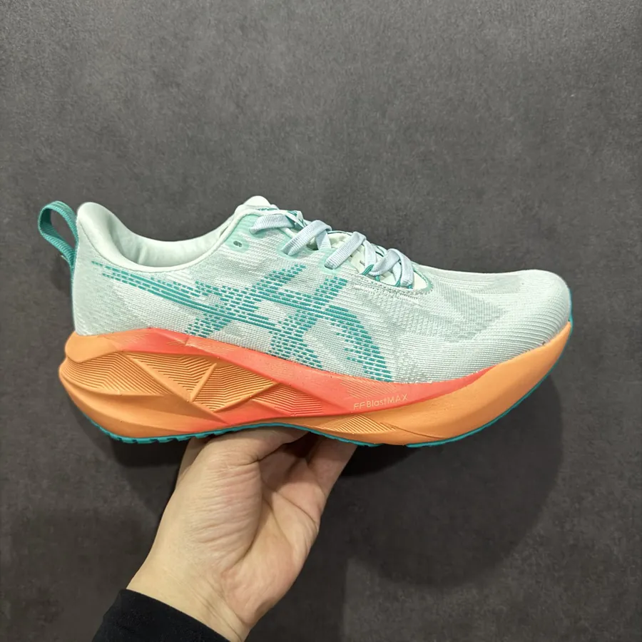 Asics Novablast 5 Lightweight Running Shoes with Thick Sole and Breathable Design