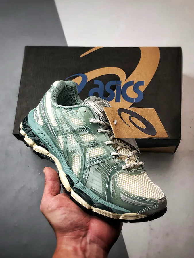 Kith x Asics Gel Kayano 12.1 White Green