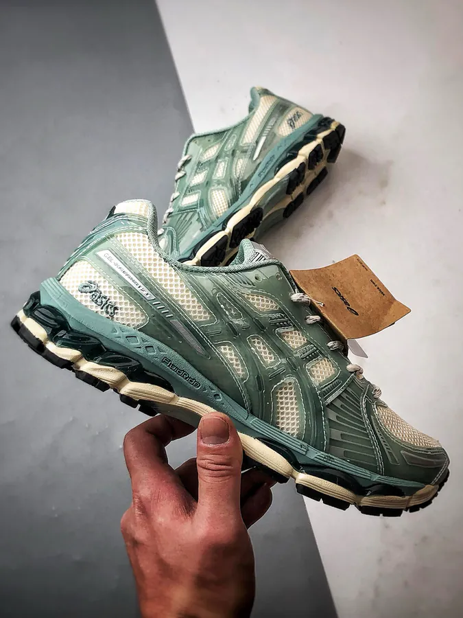 Kith x Asics Gel Kayano 12.1 White Green