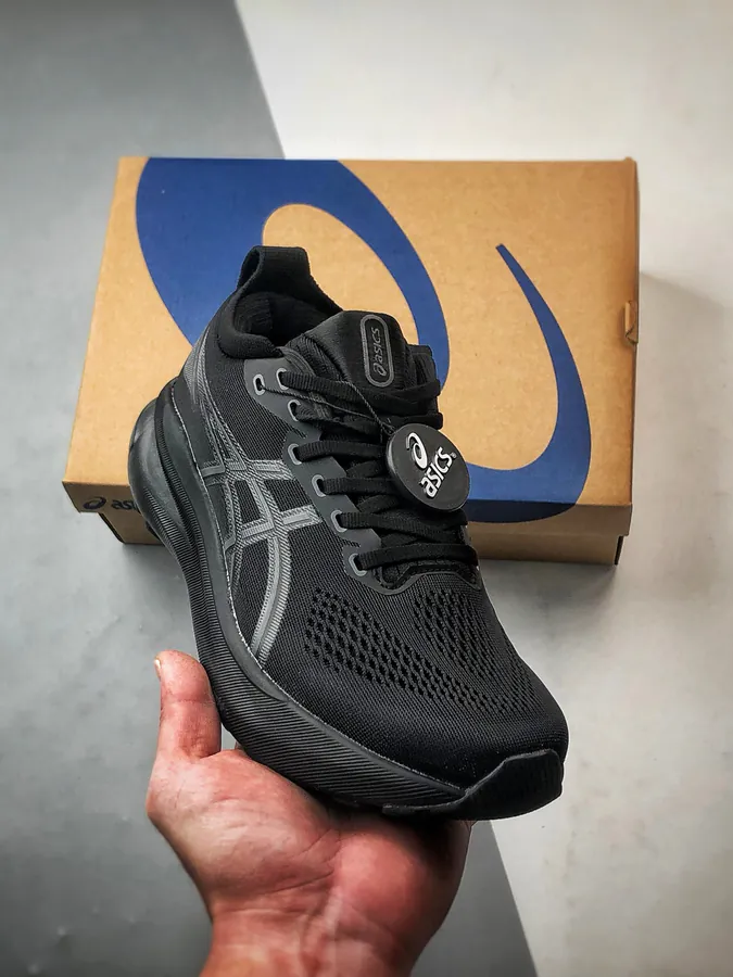 ASICS Gel Kayano 31 Black Retro Comfort Running Shoes