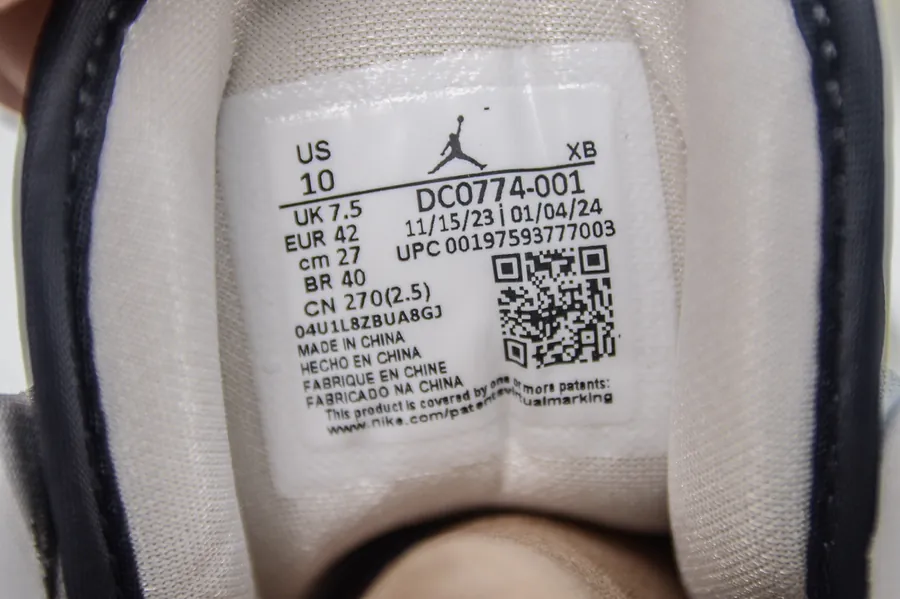 Air Jordan 1 Low DC0774 001, Cultural Basketball Shoes