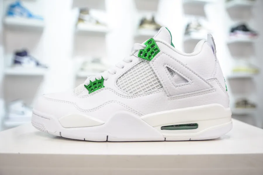 Air Jordan AJ4 Green Metallic