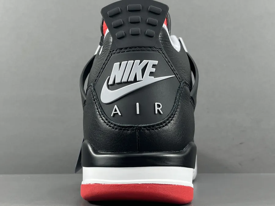 Air Jordan 4 Bred Reimagined Vintage Style Basketball Shoes