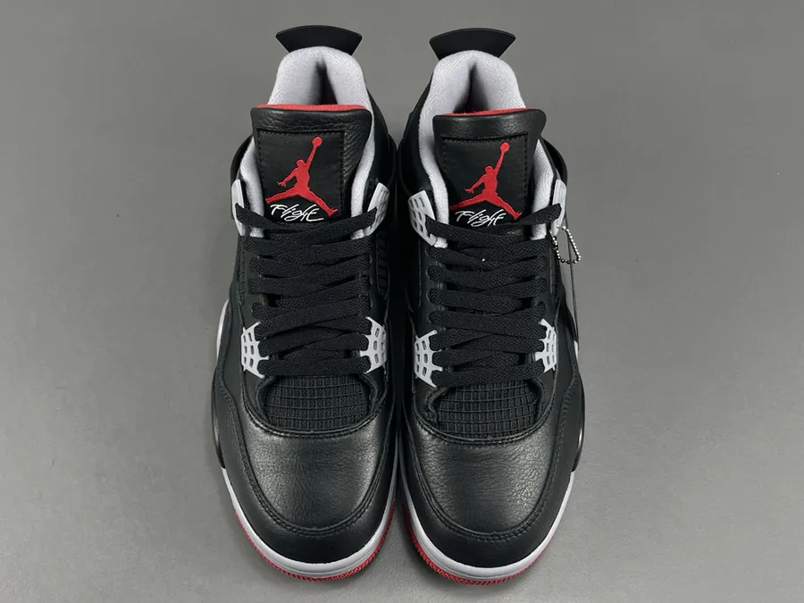 Air Jordan 4 Bred Reimagined Retro Basketball Shoes