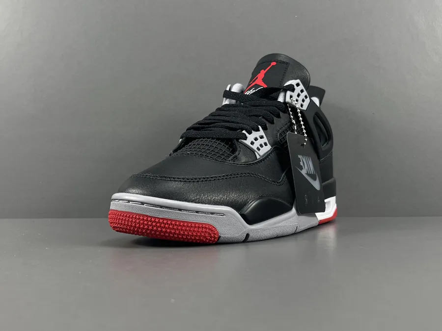 Air Jordan 4 Bred Reimagined Retro Basketball Shoes