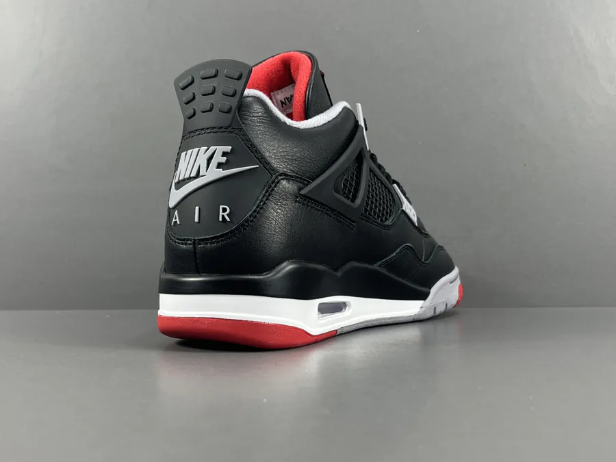 Air Jordan 4 Bred Reimagined Retro Basketball Shoes