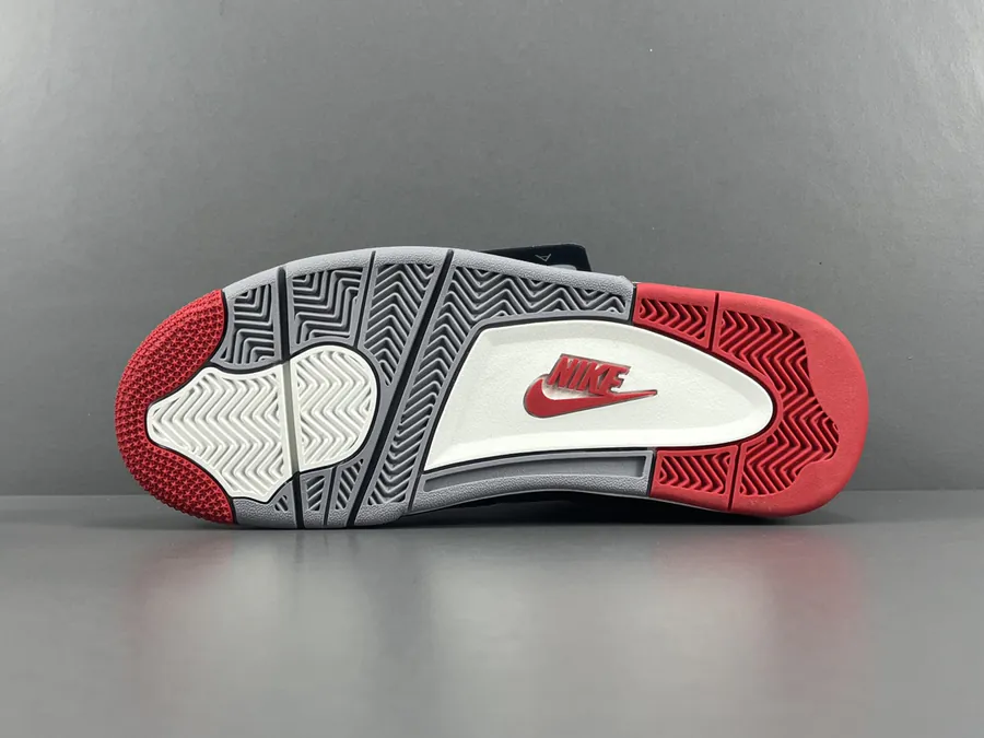 Air Jordan 4 Bred Reimagined Retro Basketball Shoes