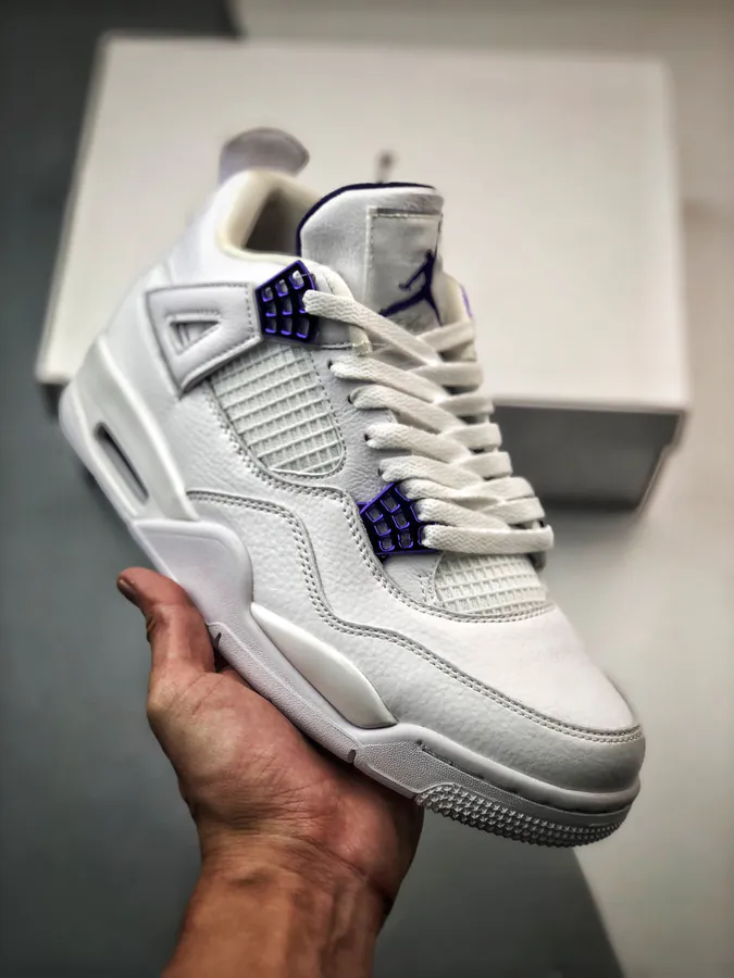Air Jordan 4 Retro in Purple Metallic