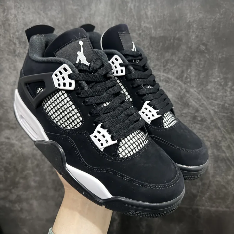 Air Jordan AJ4 Retro White Thunder Original Material