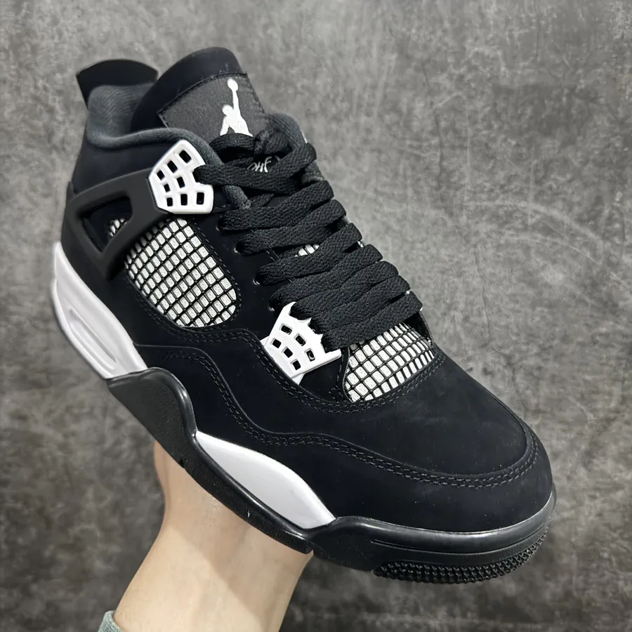 Air Jordan AJ4 Retro White Thunder Authentic Reproduction