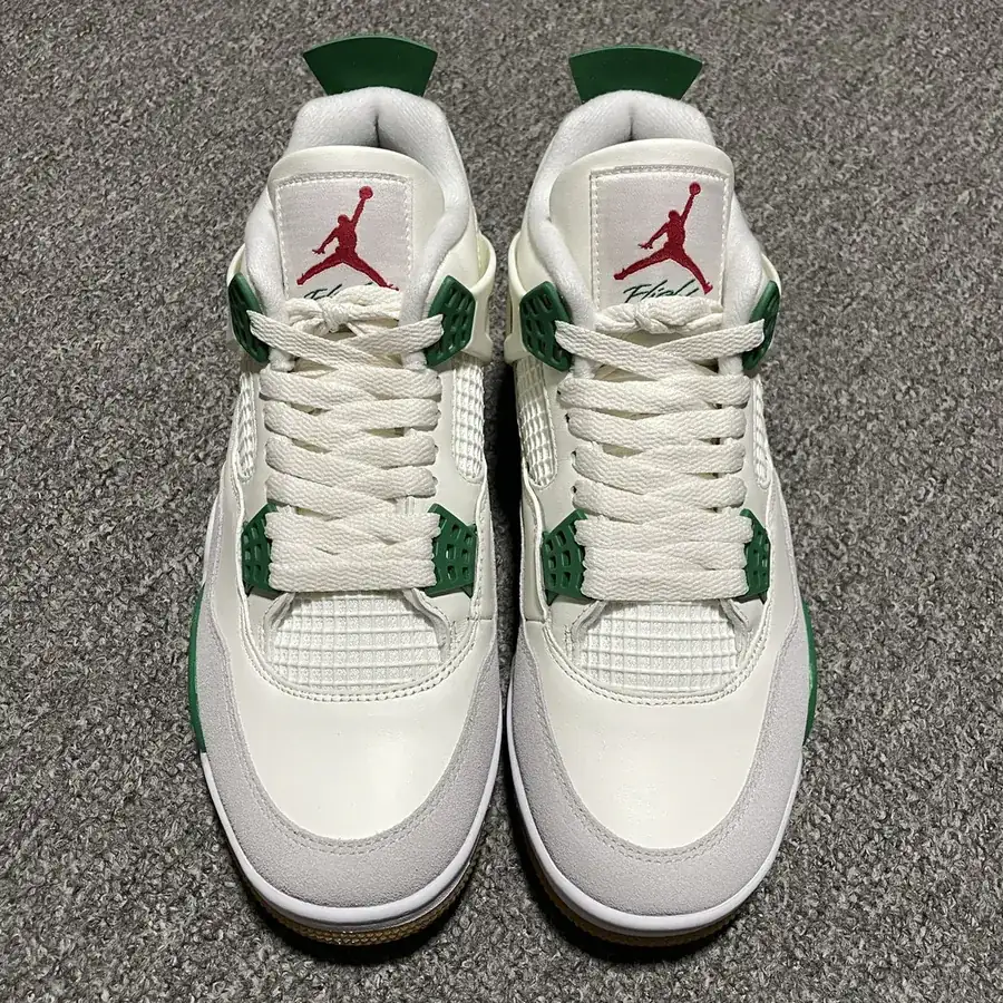 NK SB x Air Jordan 4 Pine Green Cultural Basketball Shoes