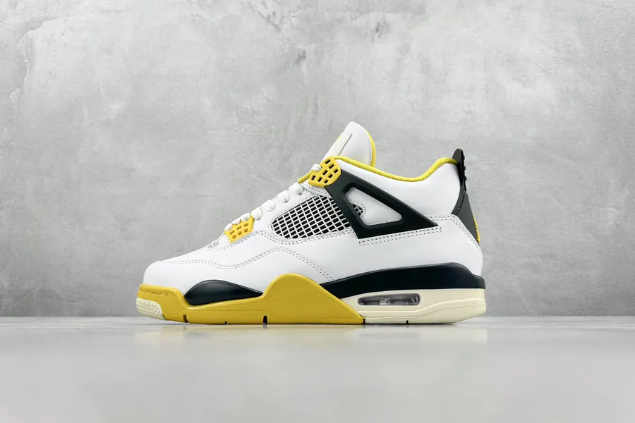 F Air Jordan AJ4 Retro Original Calfskin, Authentic Design