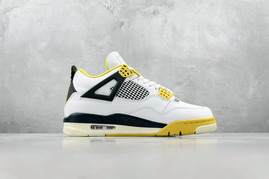 F Air Jordan AJ4 Retro Original Calfskin, Authentic Design