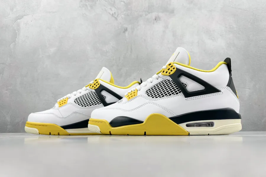 F Air Jordan AJ4 Retro Original Calfskin, Authentic Design