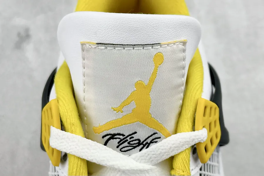 F Air Jordan AJ4 Retro Original Calfskin, Authentic Design