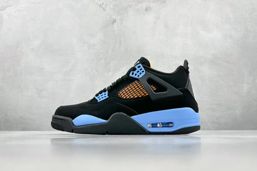 TNT Air Jordan AJ4 Retro Black Blue