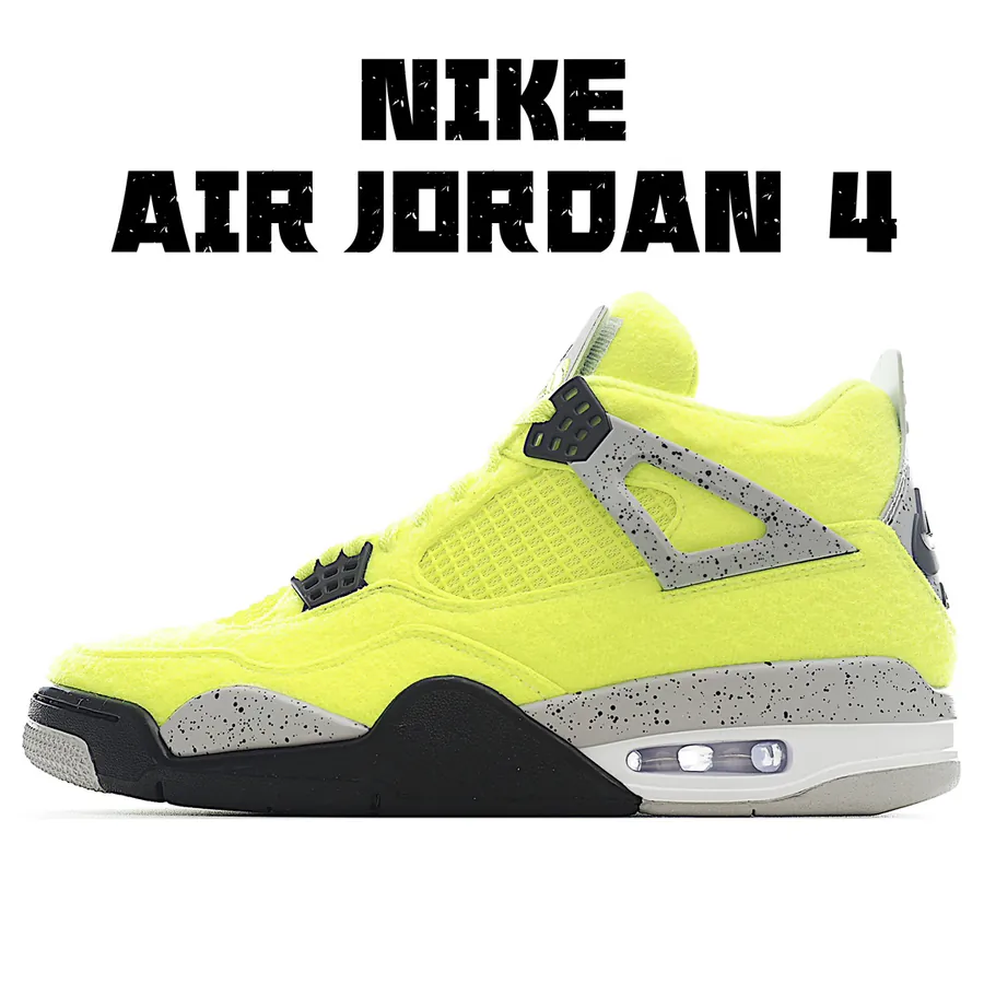 Air Jordan 4 Retro AJ4 Men's Cultural Basketball Shoes