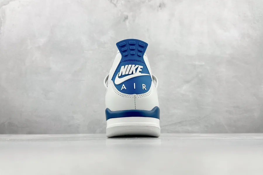 W Air 4 Retro Basketball Shoe Military Blue