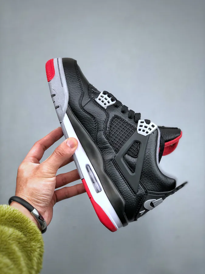 K Air Jordan 4 Retro Bred Reimagined Bucket Bag