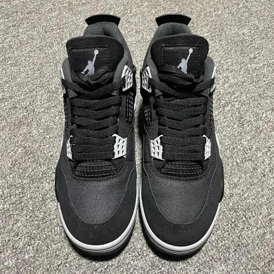 Air Jordan 4 Retro Black Canvas
