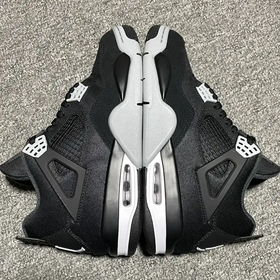 Air Jordan 4 Retro Black Canvas