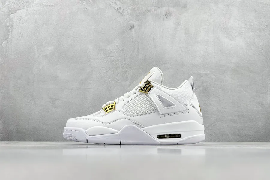 I8 Air Jordan 4 White Gold