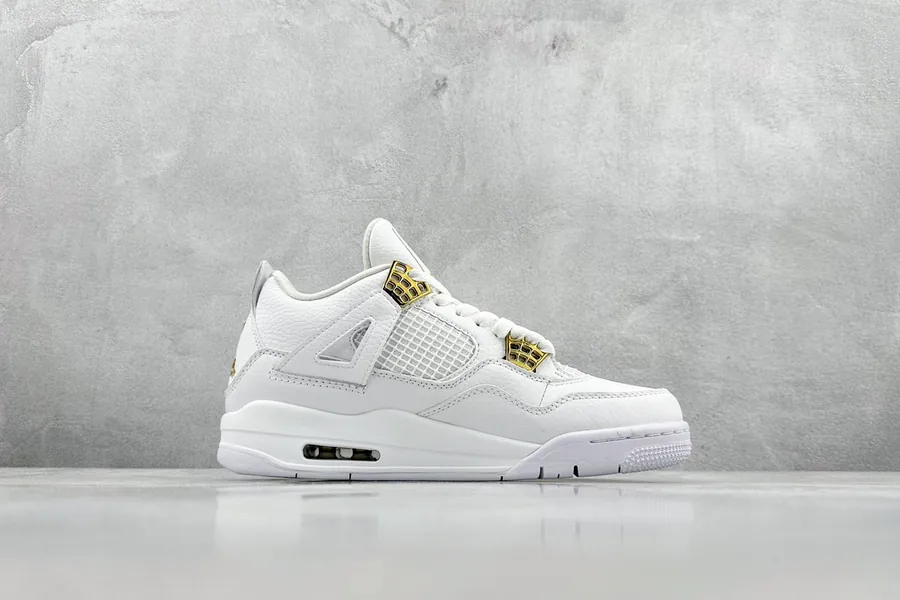 I8 Air Jordan 4 White Gold