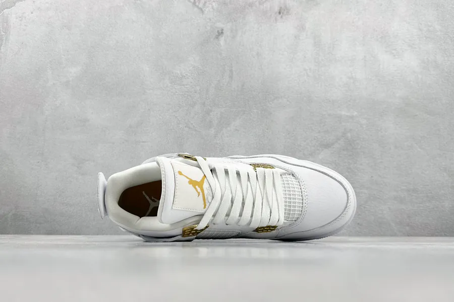I8 Air Jordan 4 White Gold