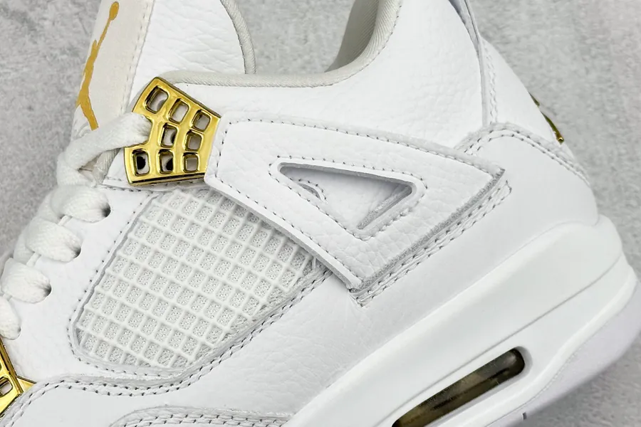 I8 Air Jordan 4 White Gold