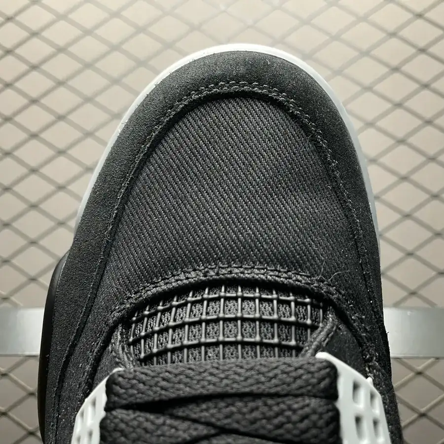 Air Jordan 4 Retro Black Canvas