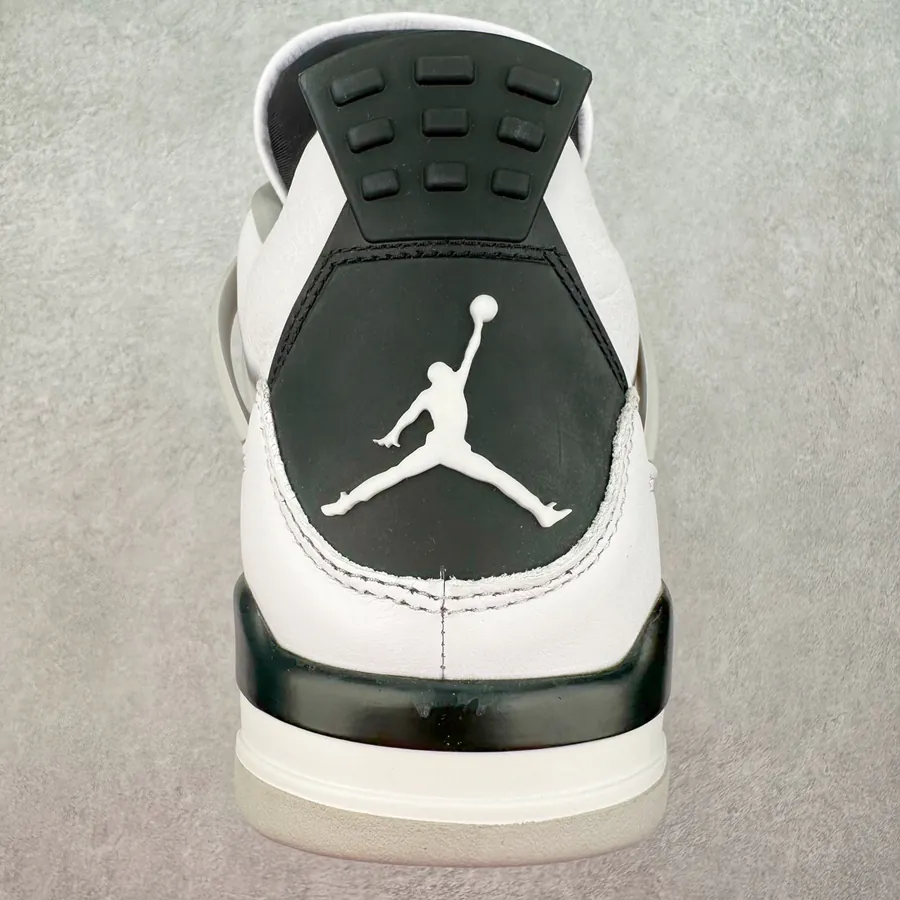 Air Jordan AJ4 Military Black Original Design, Authentic Materials