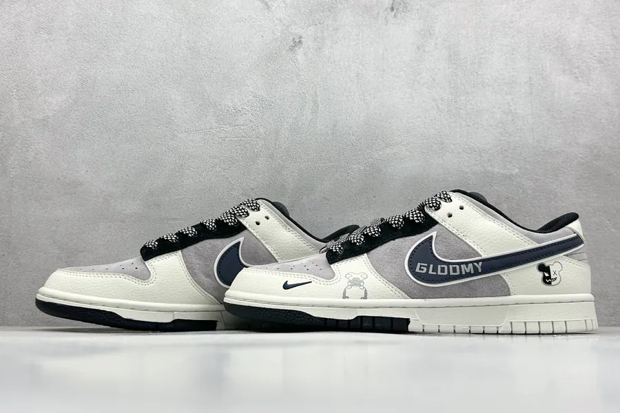 NK SB Dunk Low Custom Collaboration Low Top Sneakers