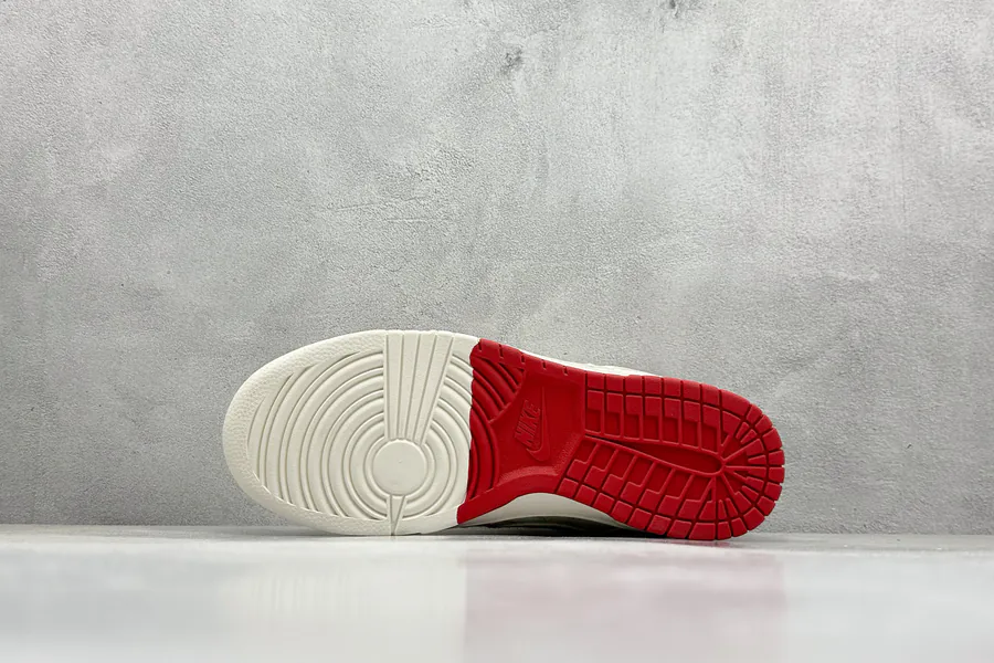 Nike SB Dunk Low x Stussy White Red Hook Strap