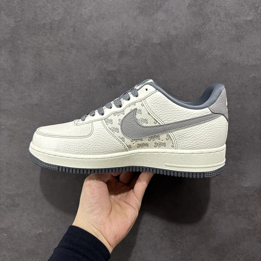 NK Air Force 107 Low Customized Canvas Low Sneakers