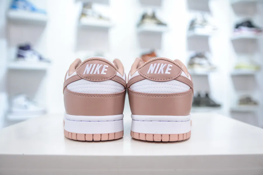 NK Dunk Low in Rose Pink