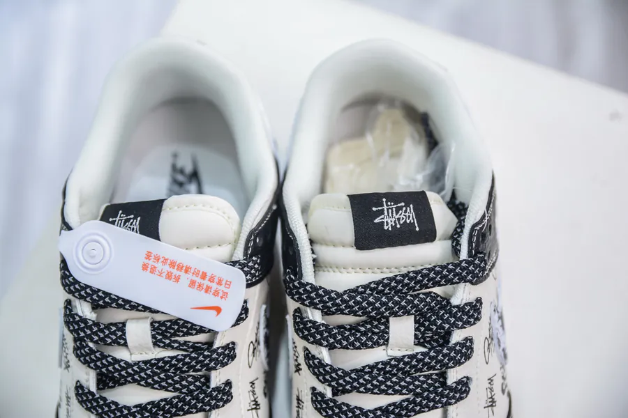 SB Dunk Low x OG Collaboration Black and White Graffiti