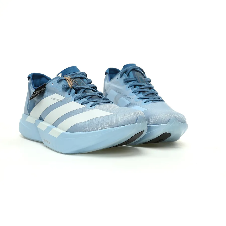 Adizero Adios Pro 4 Ash Blue Lightweight Running Shoes
