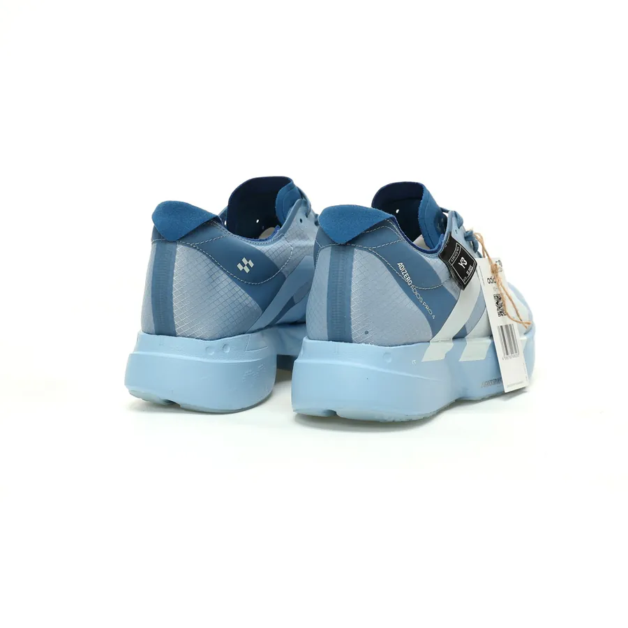 Adizero Adios Pro 4 Ash Blue Lightweight Running Shoes