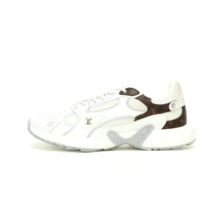 Louis Vuitton Olympia Low Sneaker Silver Brown Monogram 1AHOEV
