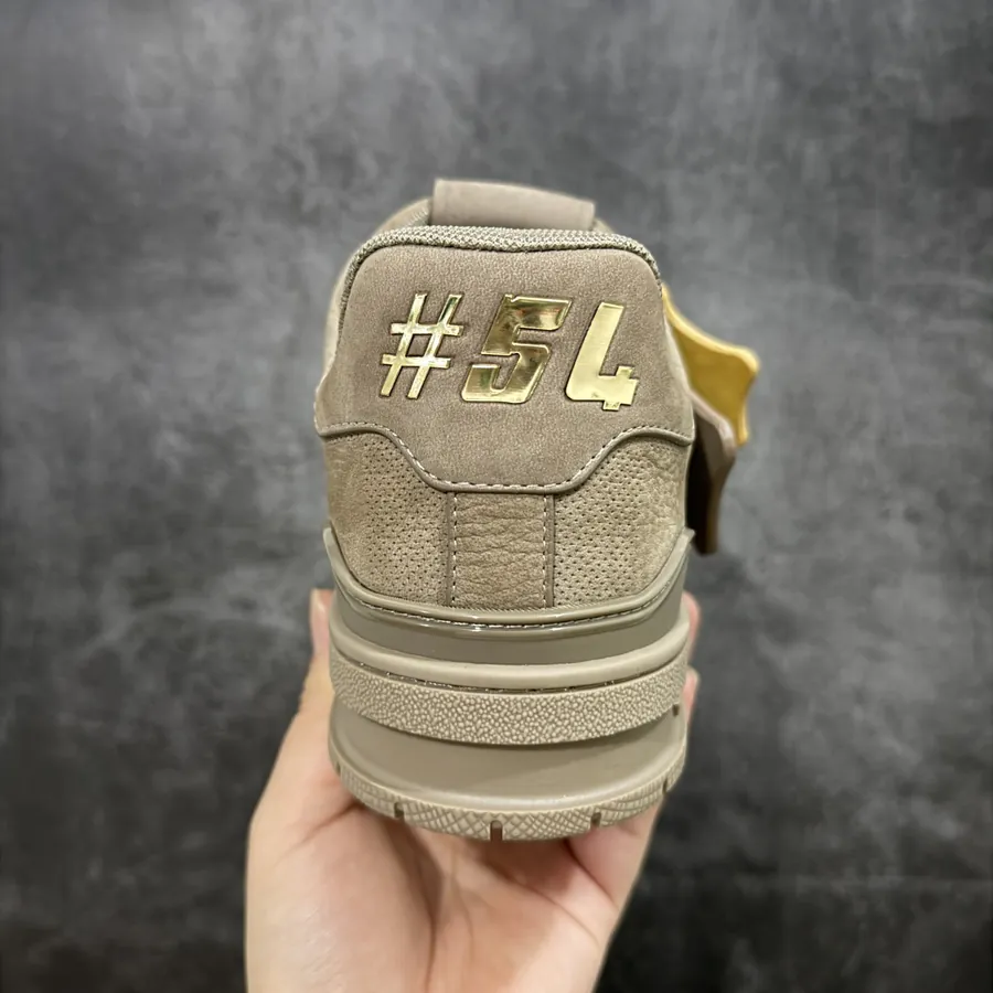 LV Trainer in Light Brown Leather
