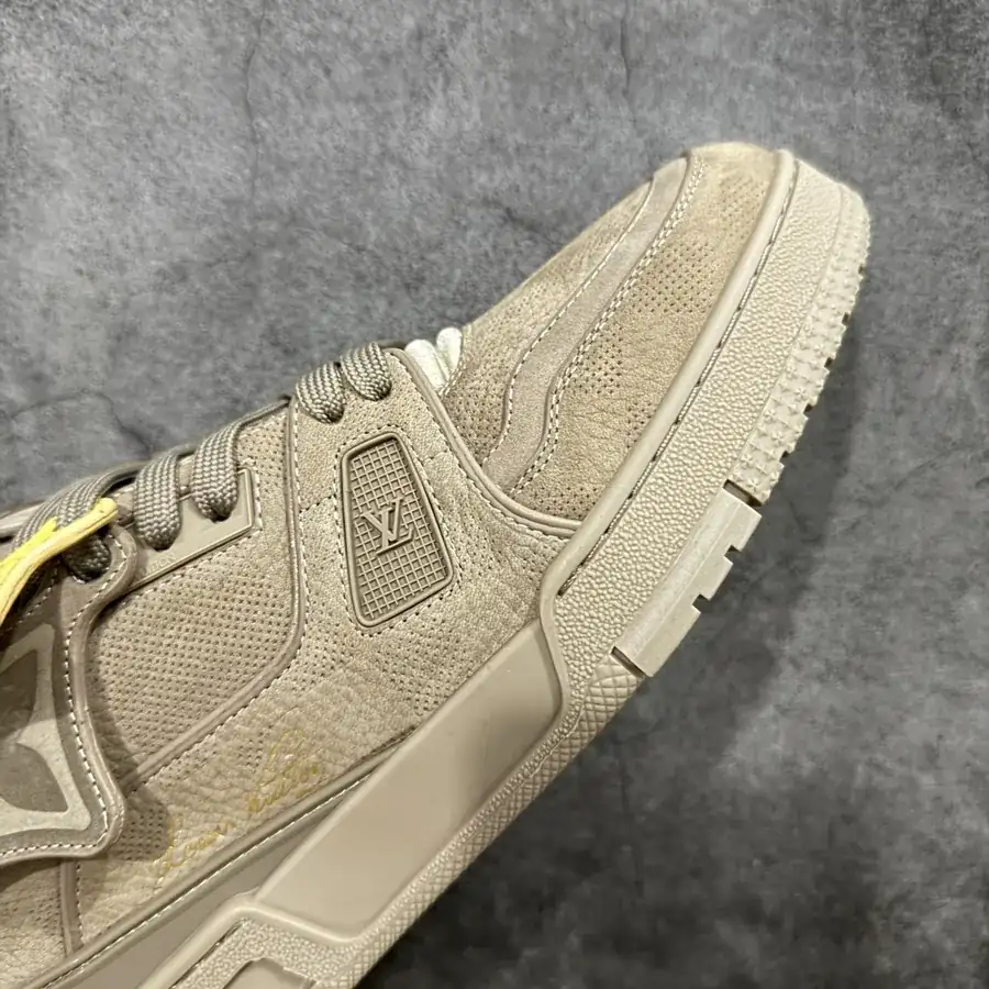 LV Trainer in Light Brown Leather