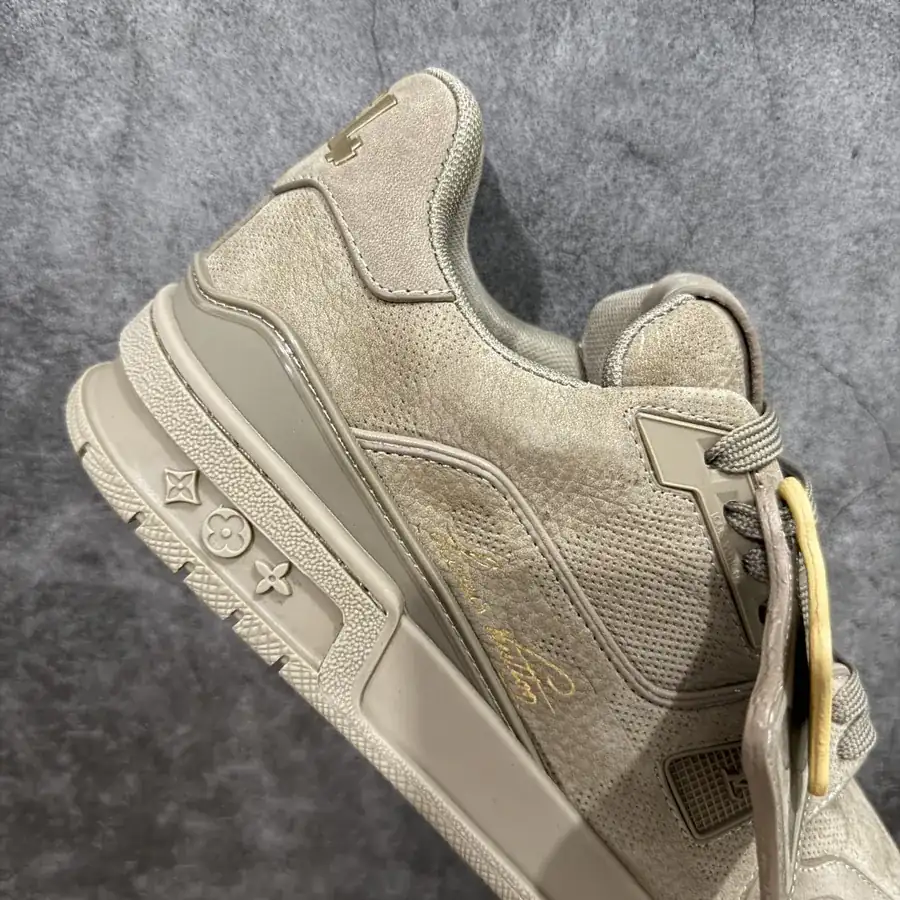LV Trainer in Light Brown Leather