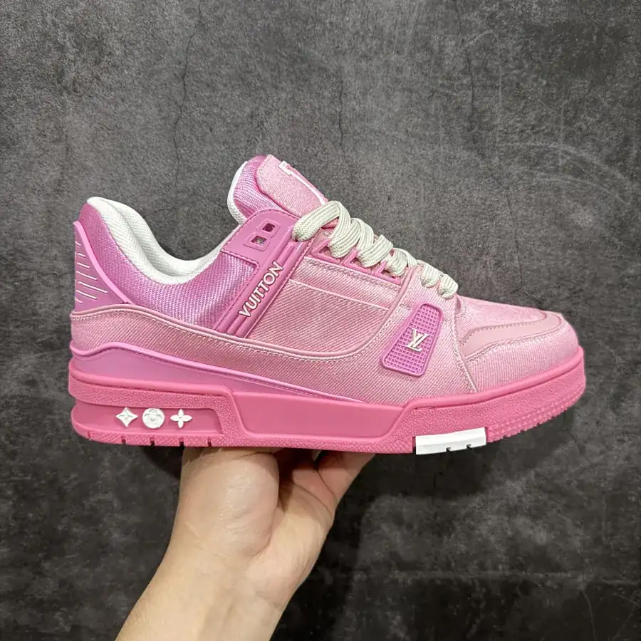 LV Trainer Floral Print