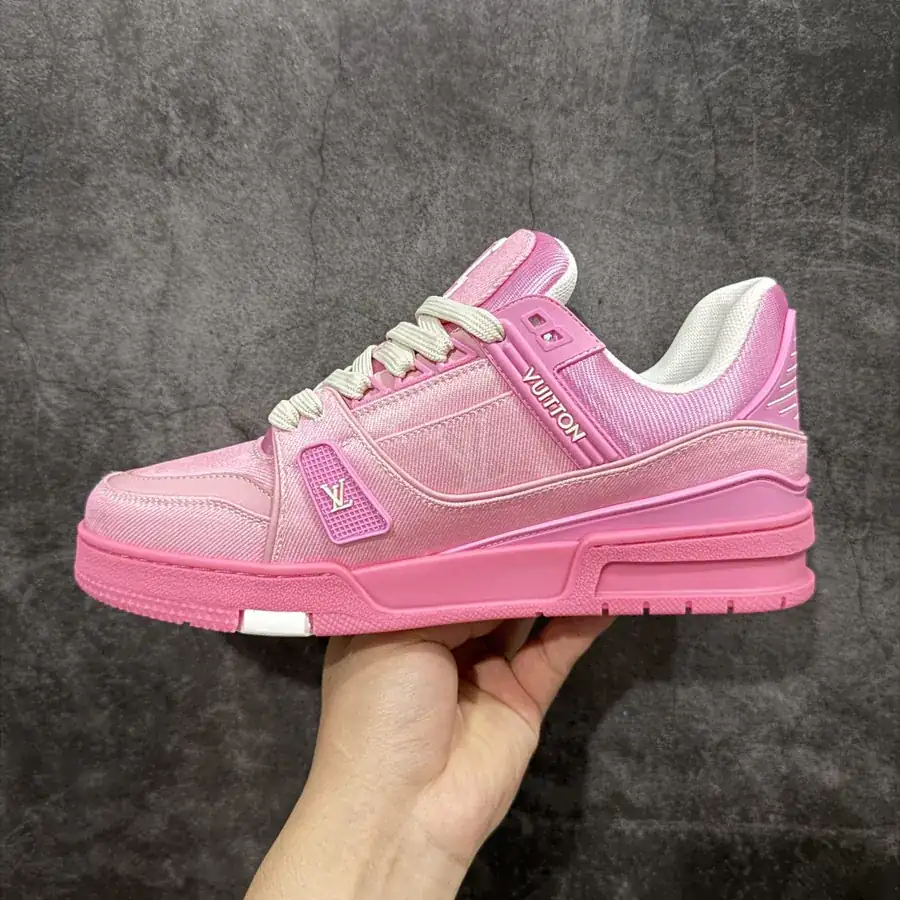 LV Trainer Floral Print